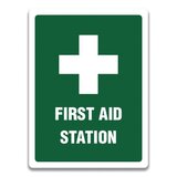 FIRST AID STATION SIGN